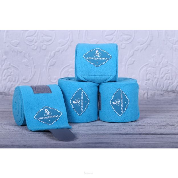 LOVEQUESTRIAN Bandaże polarowe Turquoise
