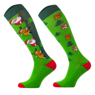 COMODO Podkolanówki Funny Design Soft - Santa Claus XS (31-34)