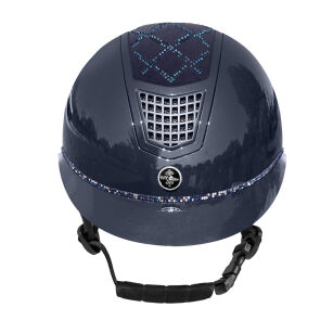 FAIR PLAY Kask Quantinum W-V Spotlight Shiny Silver, kolor granatowy