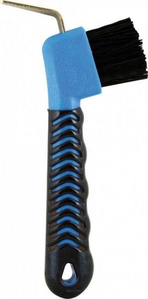 YORK Kopystka z gumowaną rączką, błękitno-brązowa