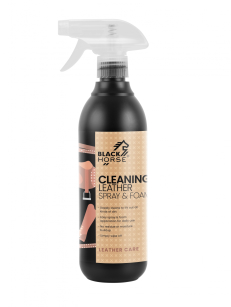 BLACK HORSE Leather Cleanning Spray and Foam - pianka czyszcząca do skór 500 ml