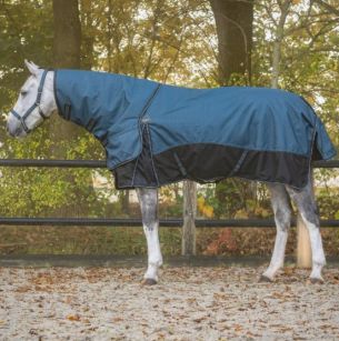 QHP Derka padokowa Collection z kapturem, 150 g, kolor Mystic Blue