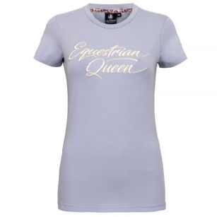 EQUESTRIAN QUEEN Koszulka Avery SS22, kolor lilacgrey