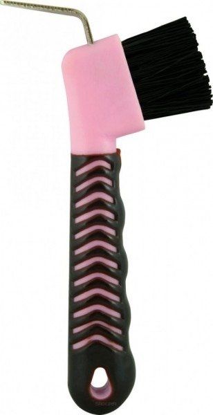 YORK Kopystka z gumowaną rączką, różowo-brązowa