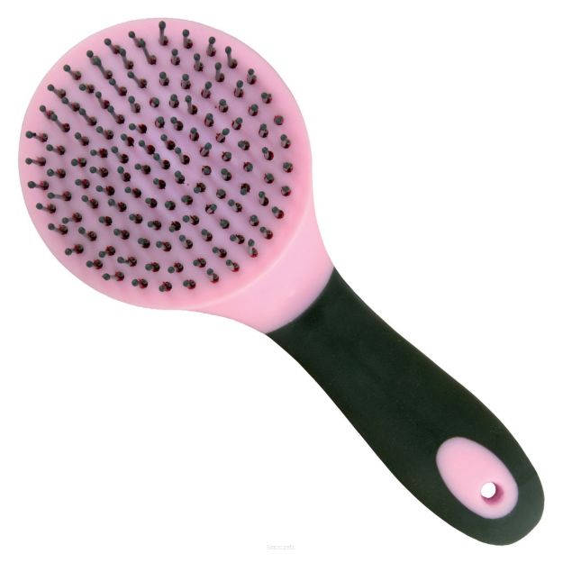 YORK Szczotka do grzywy i ogona Axel, kolor szaro-różowy