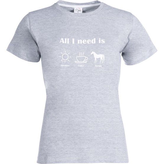 HKM T-shirt Icons, jasnoszary melanż
