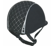OUTLET HKM Kask Linz, kolor czarny/srebrny, rozmiar XXS-XS (51-55 cm) - 2